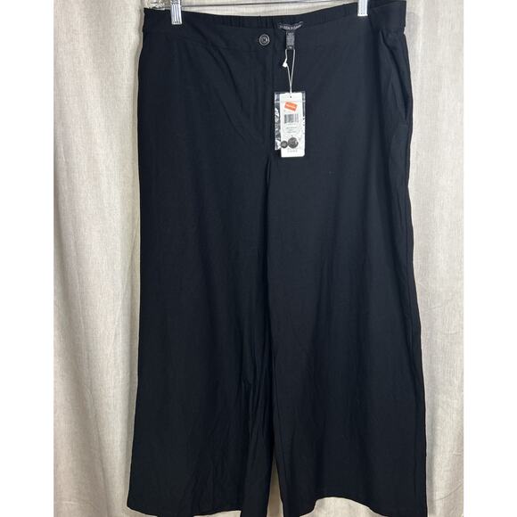 Eileen Fisher Pants - Eileen Fisher NWT Lightweight Washable Stretch Crepe Ankle Pant Black - Size 16